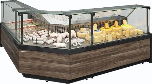 Витрина холодильная CARBOMA GC111 SV 1,5-1, 1008, темный дуб — изображение 4