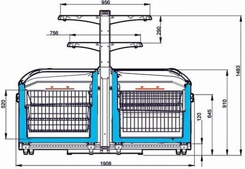 Бонета морозильная АРИАДА London LU-210 — изображение 3