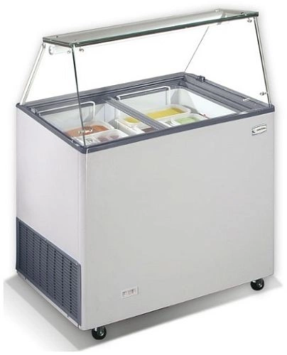 Витрина для мягкого мороженого CRYSTAL VENUS 26 VETRINE без крышки запасника