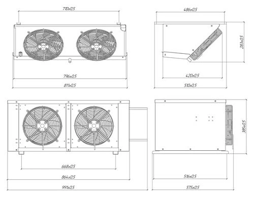 Сплит-система среднетемпературная INTERCOLD МСМ 218 FT (опция -30° С) Evolution — изображение 3