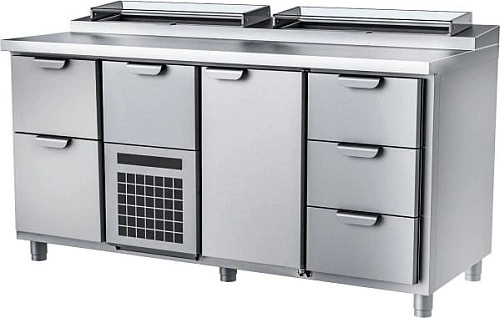 Стол холодильный саладетта HAPPYCHEF TC GS 2-CBR-1-3