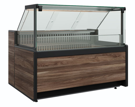 Морозильная витрина Carboma GC111 SL 1,25-1 (газлифт, без боковин)