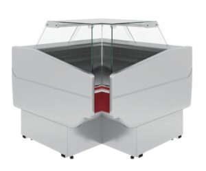 Витрина холодильная Carboma GC120 VV-6 (внутренний угол, динамика, 3004)