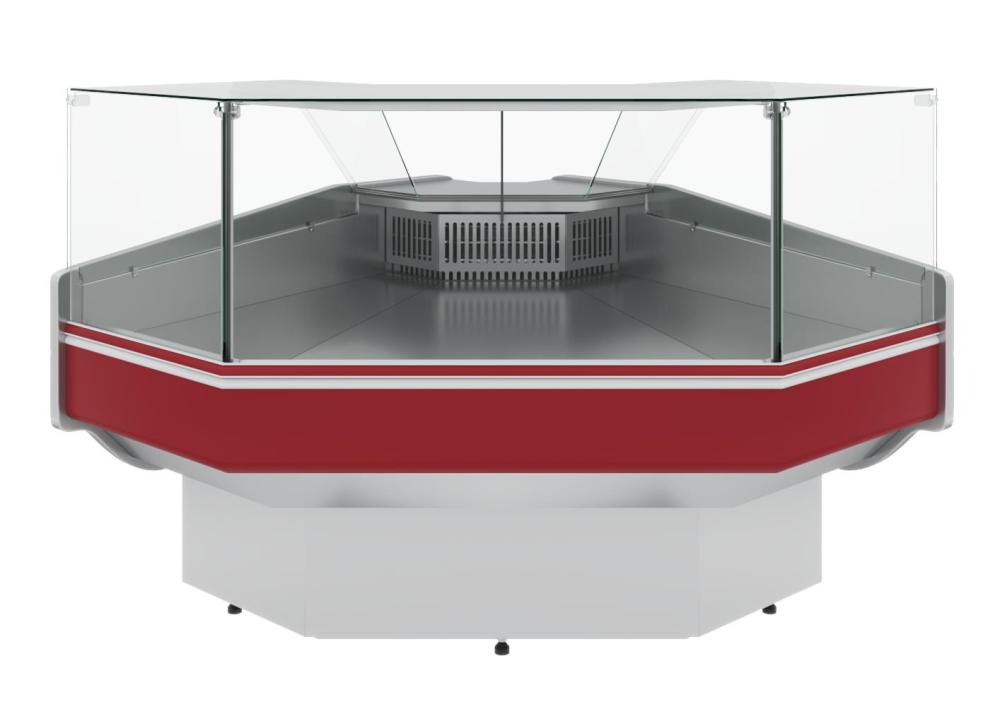 Витрина холодильная Carboma GC120 VV-5 (внешний угол, динамика, 3004)