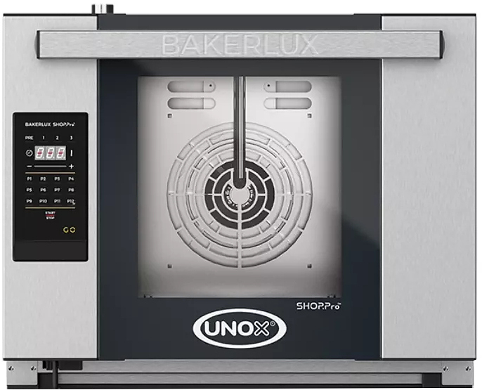 Печь конвекционная UNOX XEFR-04HS-EGDN Arianna без сливного отверстия